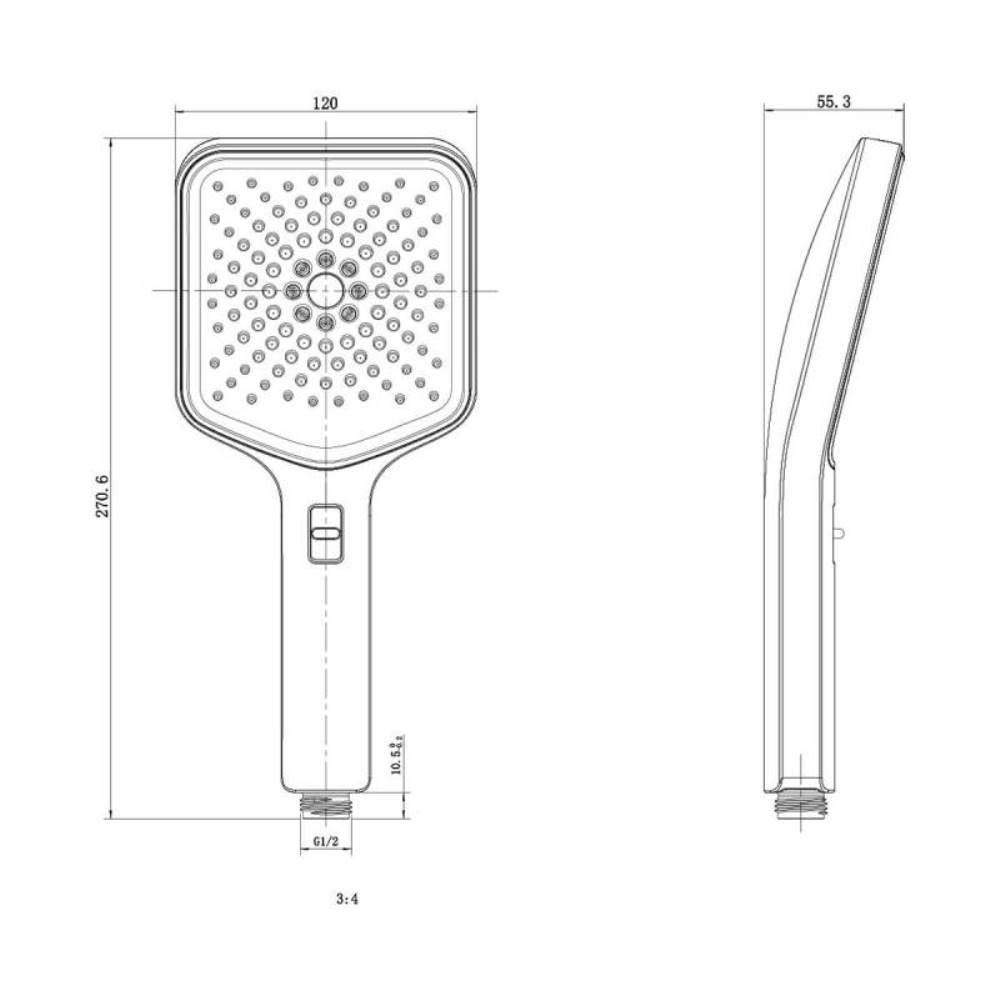 Душевая встройка Vincea Inspire Черный матовый — изображение 3
